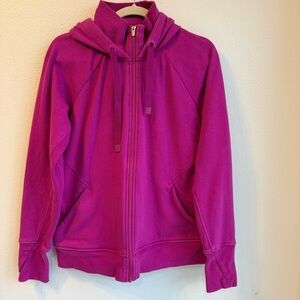 Women’s Athleta pink hooded Jacket in size large